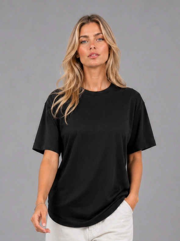 Camiseta Street Lisa Preta